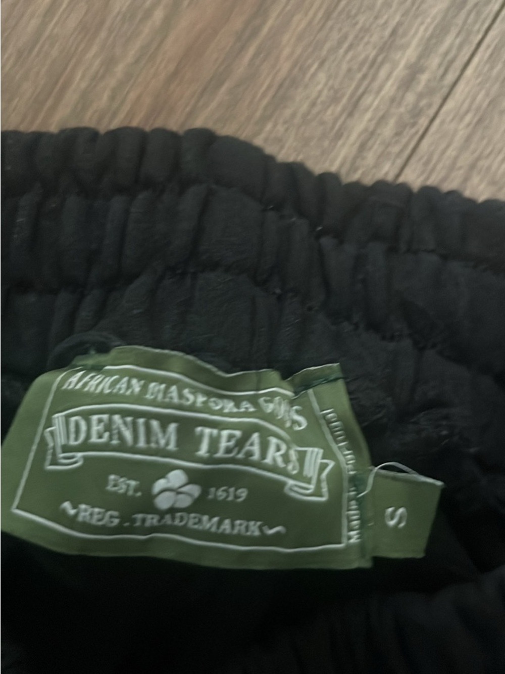 DENIM TEARS Men’s Black Jegging Shorts - Classic Black